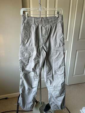 Standard Cloth Technical Cargo Pants Grey Size S